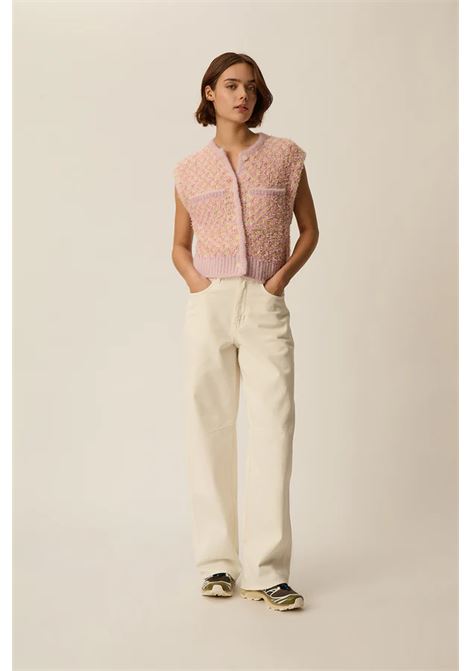 Gilet Des Petits Hauts April Multico Tweed senza maniche Des Petits Hauts | Gilet | 1E260060MULTICO